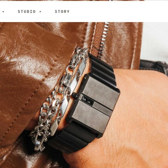 Breda Pulse Watch in black, digital, minimalist watch - Picture 4 of 8